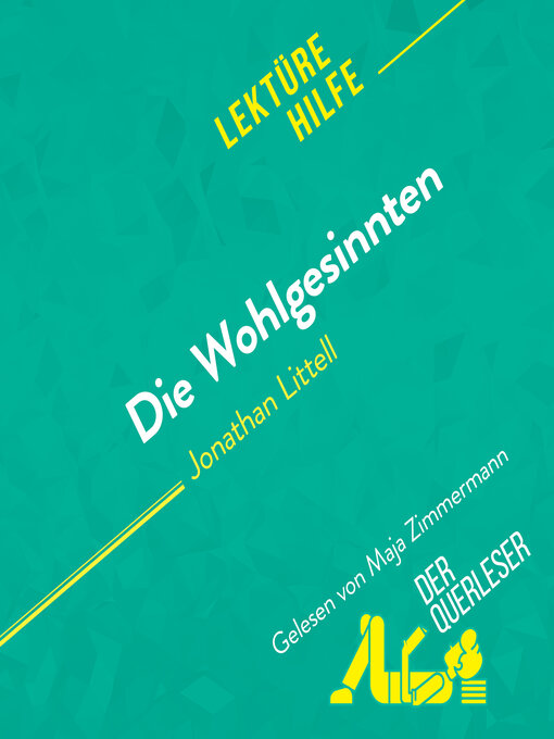 Cover image for Die Wohlgesinnten von Jonathan Littell Lektürehilfe